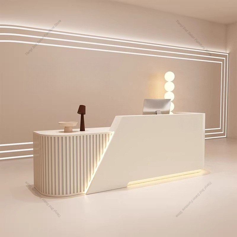 Office Furniture Store - 북유럽 뷰티 살롱 계산대 현대적이고 심플한