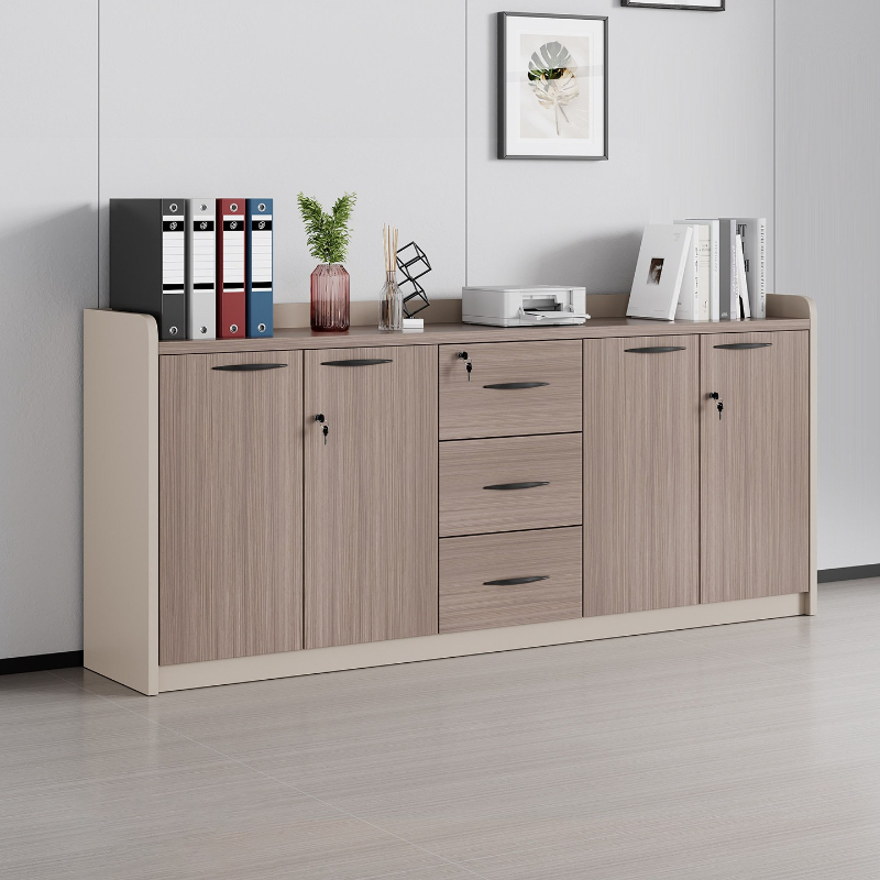 Credenza Office Storage - F*-모던 원목 로우 오피스 수납장, 전문