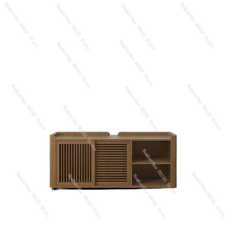 Credenza Office Storage - 고급 사무용 책상 사이드 캐비닛 대나무