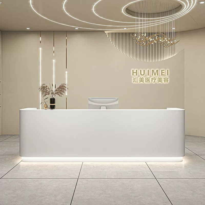Office Furniture Store - 모던 미니멀리스트 뷰티 살롱 계산대 모던