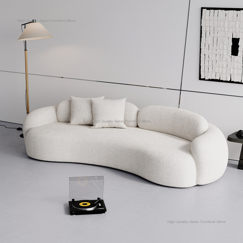 Office Furniture Store - 이탈리아 크림 스타일 휴게실 리셉션 소파