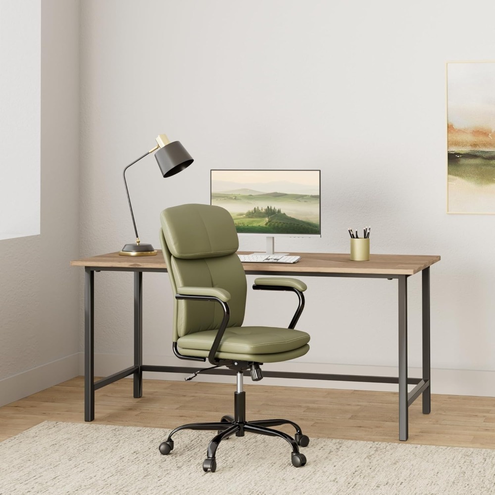 Task Chair Mid Back - 조절 가능한 흔들림 방지 회전식 컴퓨터