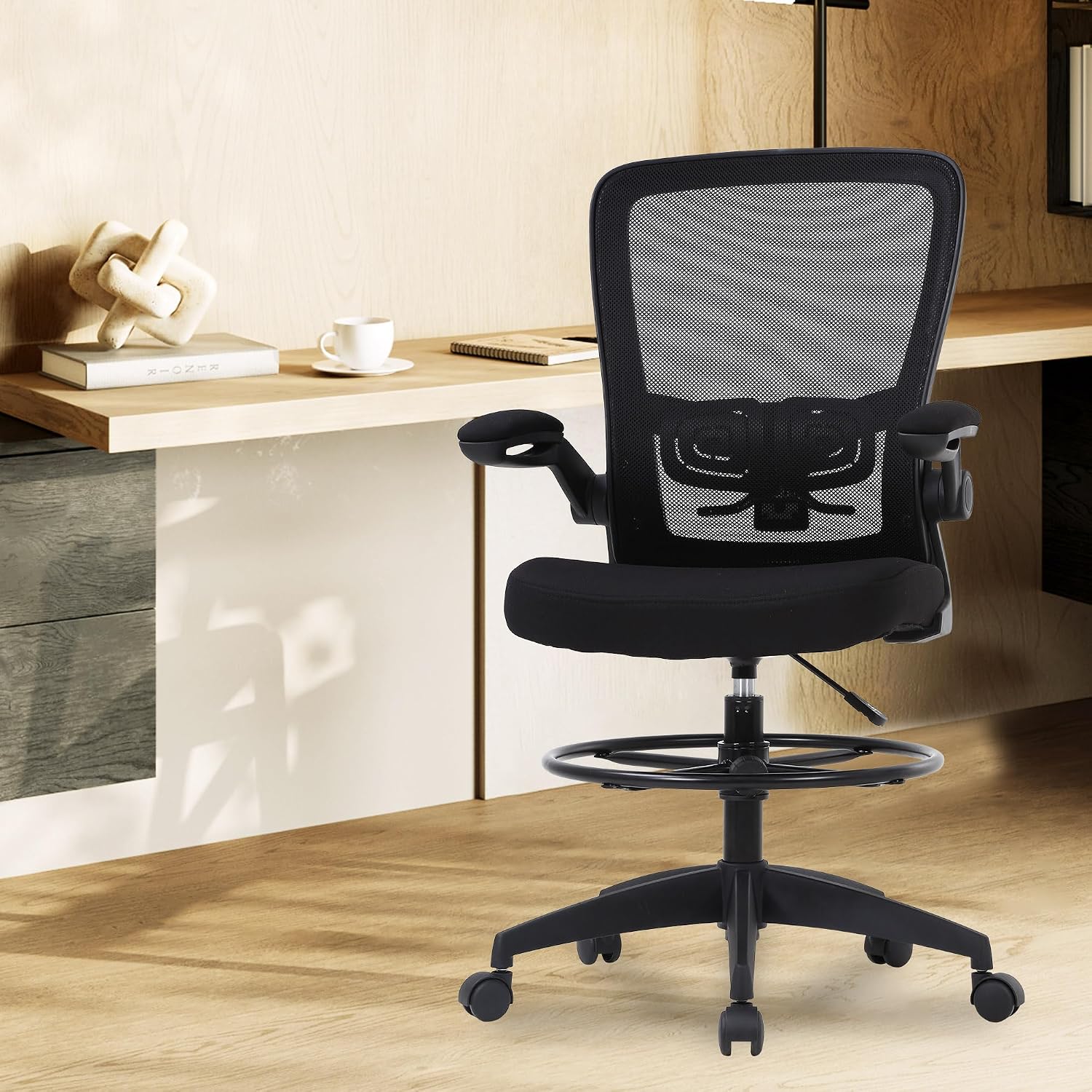 베스트오피스 드래프팅 체어, 높이 조절 가능한 요추 지 - Task Chair Mid Back 리뷰 및 가격