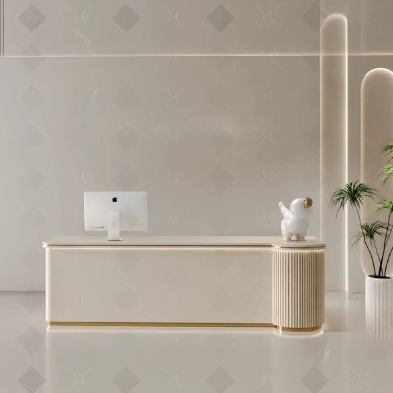 의류 매장 리셉션 데스크 뷰티 살롱 베이지색 사무실 프 - Office Furniture Store 리뷰 및 가격