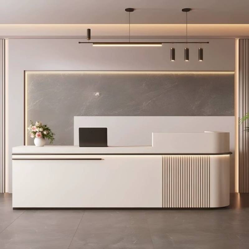 의류 매장 리셉션 데스크 뷰티 살롱 베이지색 사무실 프 - Office Furniture Store 리뷰 및 가격