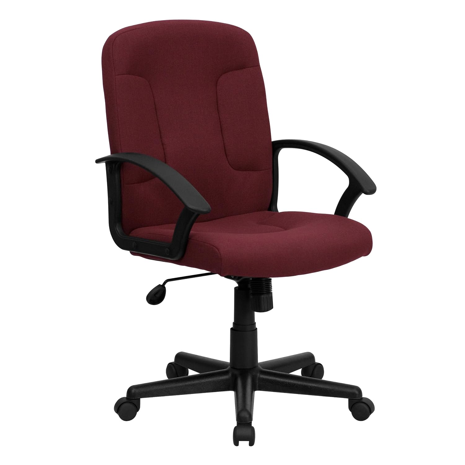 미드백 버건디 패브릭 사무용 의자 인체공학적 회전식 작 - Task Chair Mid Back 리뷰 및 가격