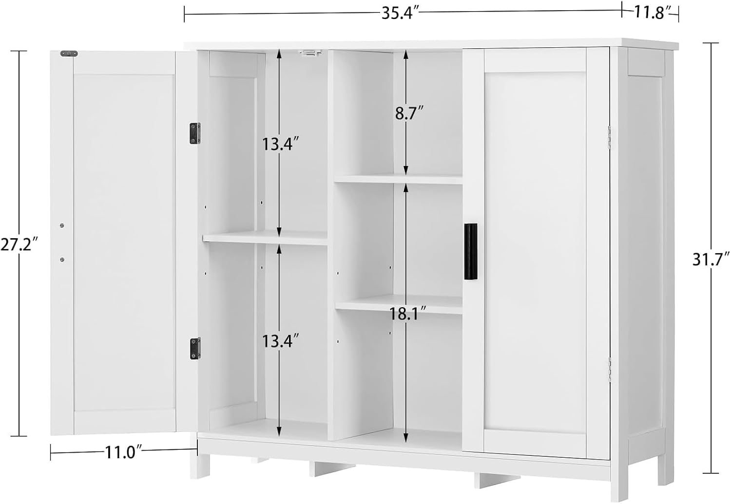 도어가 있는 수납장, 수납 선반, 액센트 사이드보드,  - Credenza Office Storage 리뷰 및 가격