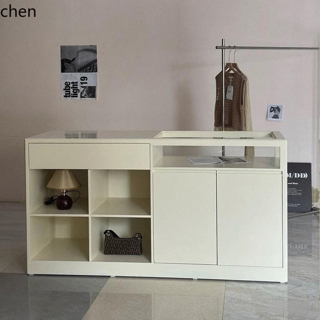 CZ 의류 매장 아일랜드 테이블 샵 래커드 글라스 아일 - Office Furniture Store 리뷰 및 가격