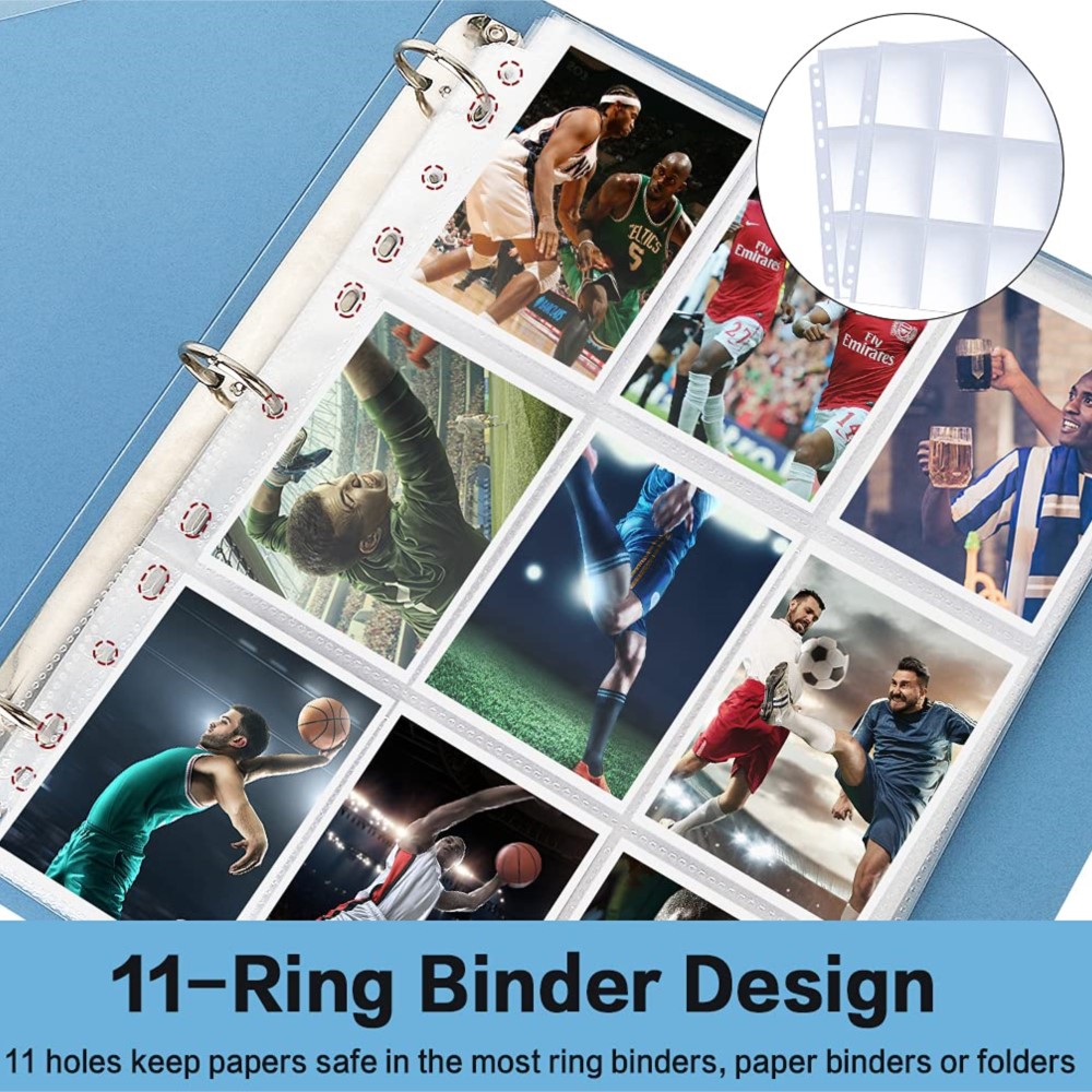 50매 9포켓 단면 트레이딩 카드 보호 페이지 11홀  - Binder Storage Box 리뷰 및 가격