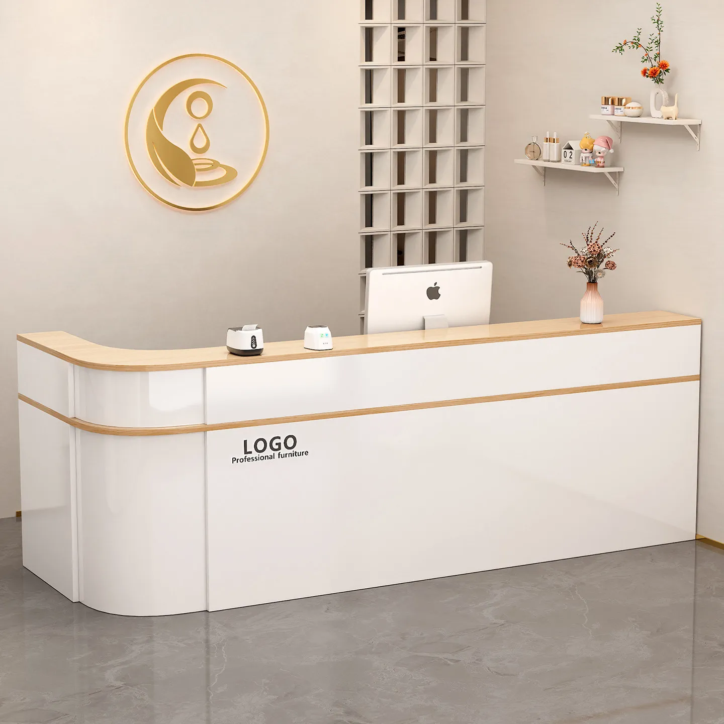 매장 상품 진열대 접수대 비즈니스 홀 테이블 접수대 로 - Office Furniture Store 리뷰 및 가격