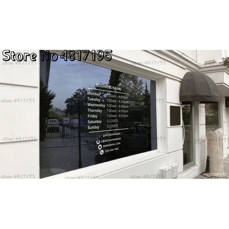 사용자 정의 비즈니스 로고로 영업 시간 상점 레스토랑  - Office Furniture Store 리뷰 및 가격