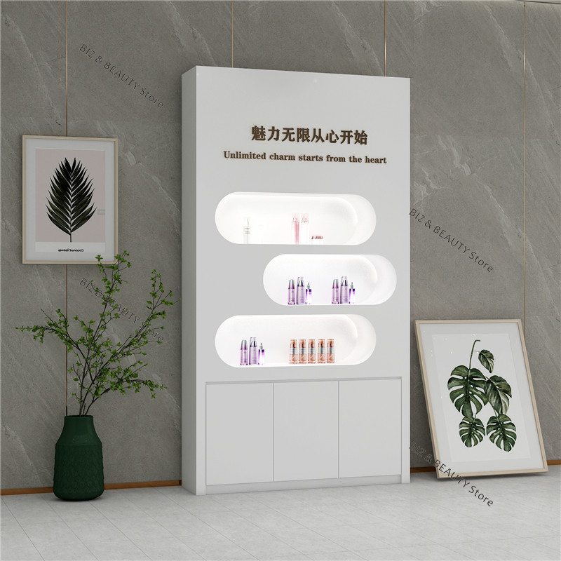 맞춤형 고광택 래커 화장품 진열장 - 이미지 월 & 리 - Office Furniture Images 리뷰 및 가격
