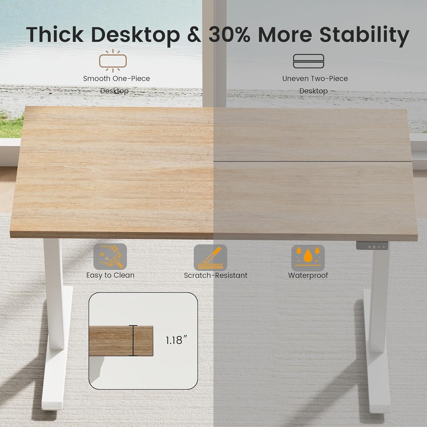 전동 높이 조절 스탠딩 데스크, 수납장 포함, 높이 조 - Credenza Office Storage 리뷰 및 가격