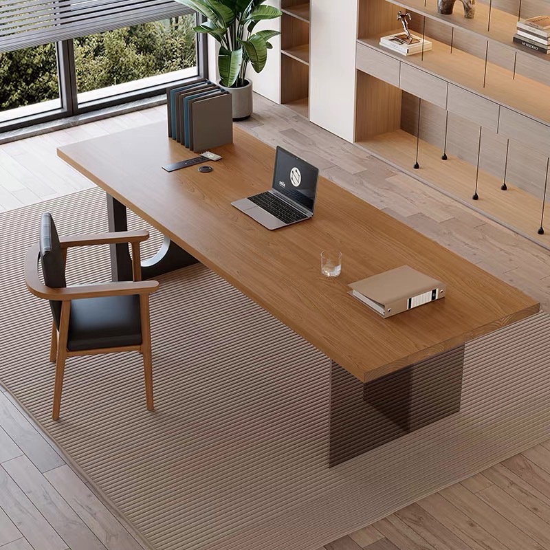 이탈리아 아크릴 플로팅 목재 사무실 책상 현대적인 심플 - Office Furniture Home 리뷰 및 가격