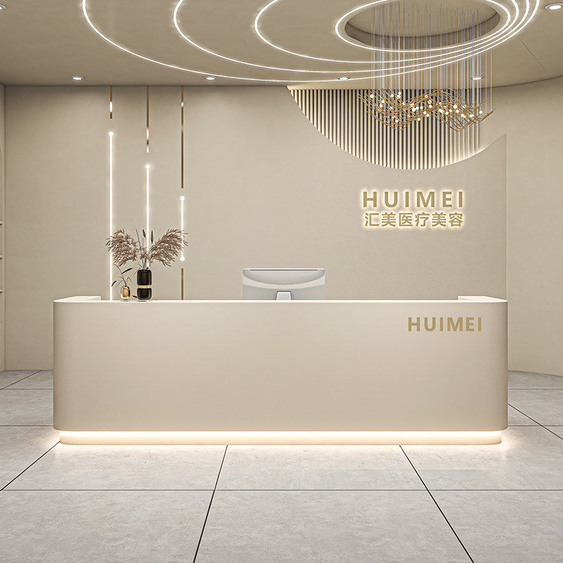 모던 미니멀리스트 뷰티 살롱 계산대 모던 디자인 의류  - Office Furniture Store 리뷰 및 가격