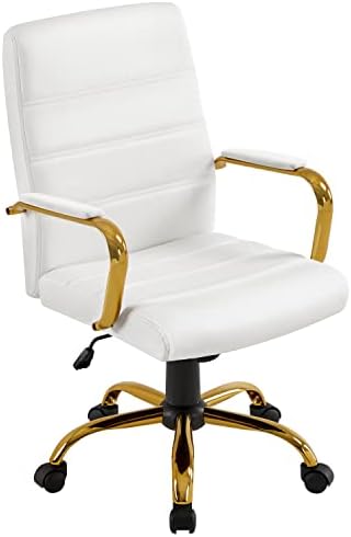 미드백 오피스 의자 PU 가죽 책상 의자 조절 가능한  - Task Chair Mid Back 리뷰 및 가격