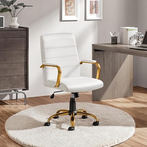 미드백 오피스 의자 PU 가죽 책상 의자 조절 가능한  - Task Chair Mid Back 리뷰 및 가격