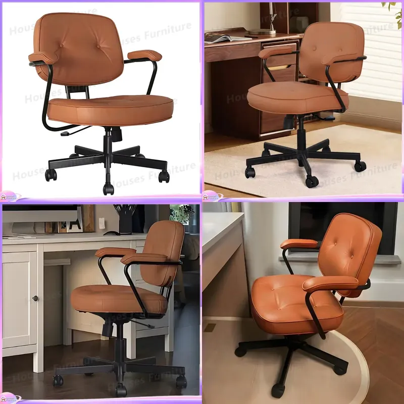 현대적인 인체공학적 가죽 사무용 의자, 중간 등받이 회 - Task Chair Mid Back 리뷰 및 가격