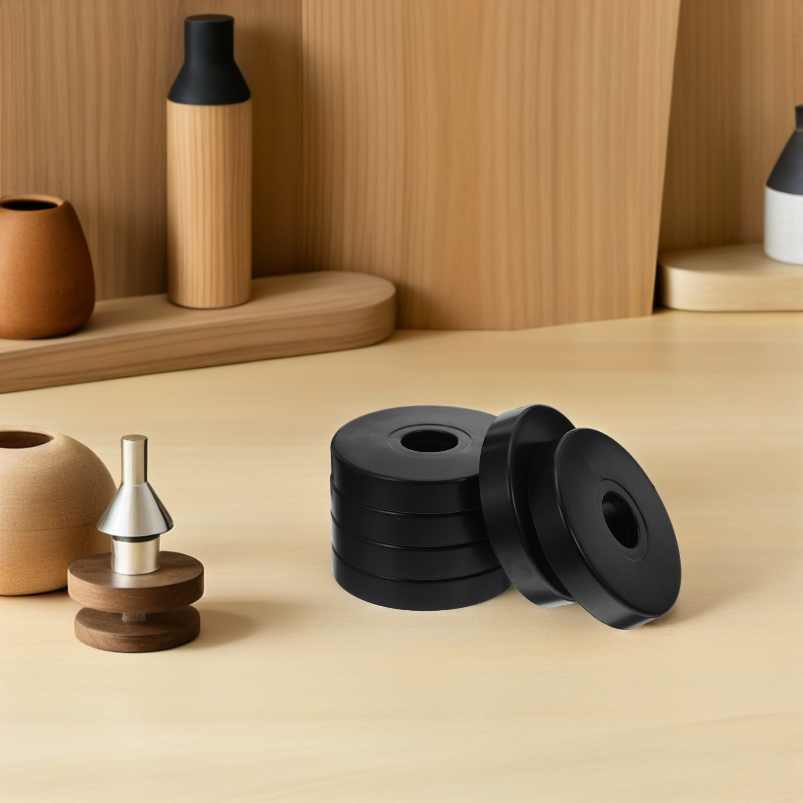 12Pcs 미끄럼 방지 라운드 캐스터 패드 가구 바닥  - Office Furniture And Equipment 리뷰 및 가격