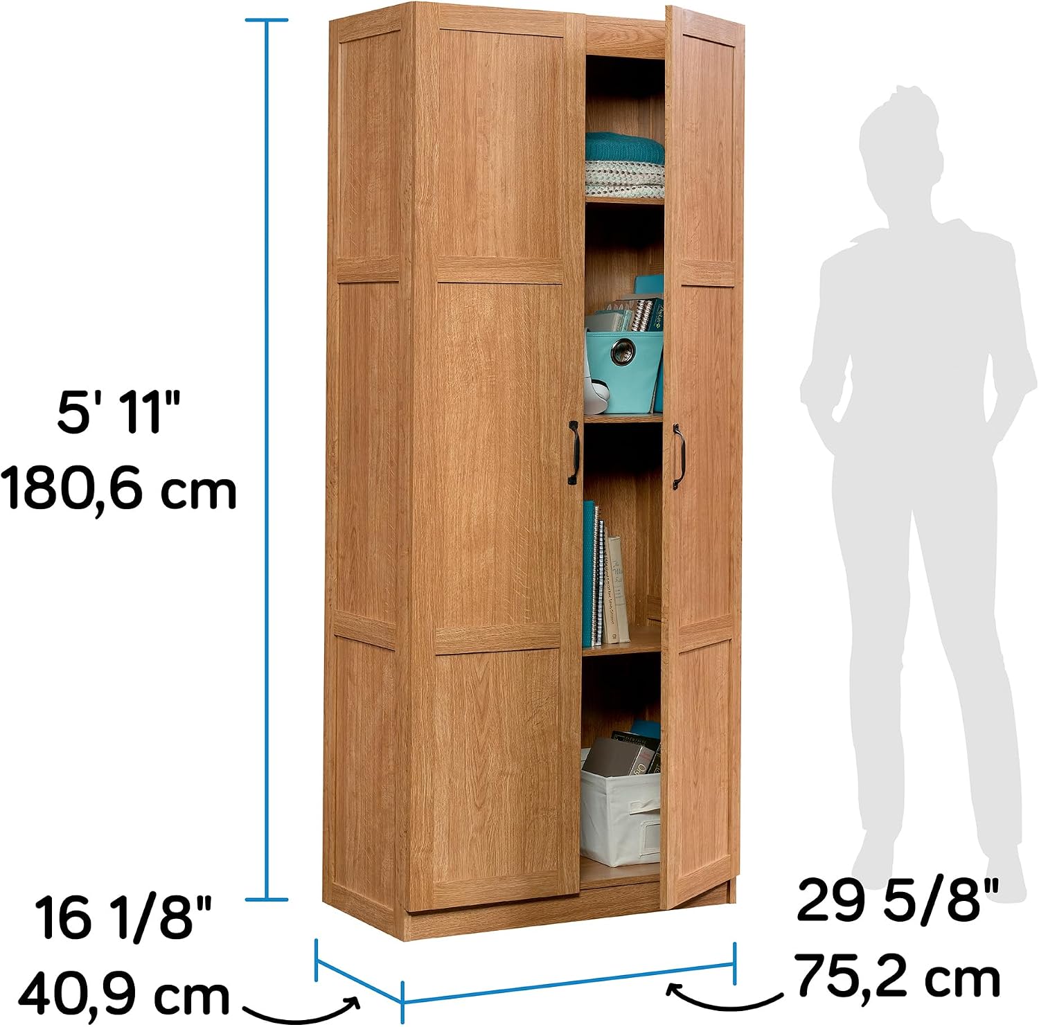 높이가 있는 수납장, 독립형 주방 식료품 저장실 정리함 - Office Furniture Home 리뷰 및 가격
