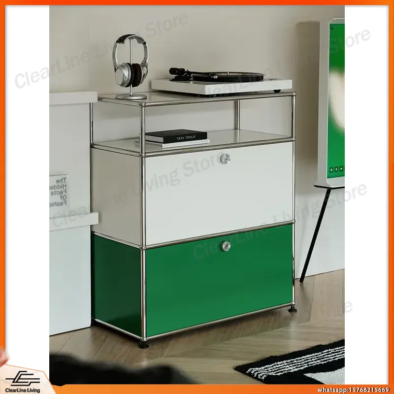 스테인리스 스틸 수납장 금속 사이드보드 침실용 서랍장, - Office Furniture And Equipment 리뷰 및 가격