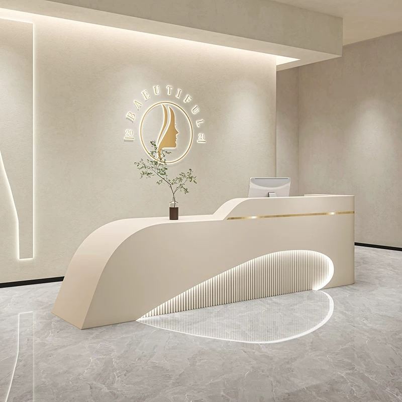 북유럽 고급 뷰티 살롱 리셉션 데스크 현대 미술 댄스  - Office Furniture Store 리뷰 및 가격