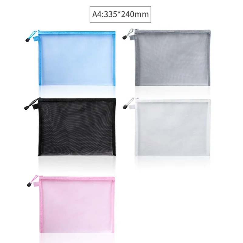 1Pcs A4/A5/A6 메쉬 지퍼 주머니 지우기 문서 - Binder Storage Box 리뷰 및 가격