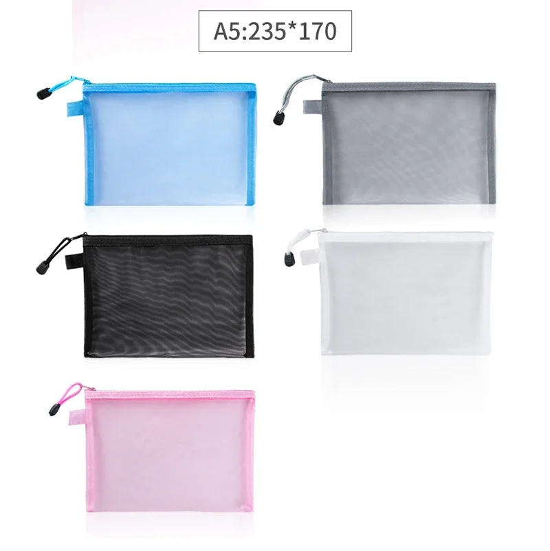 1Pcs A4/A5/A6 메쉬 지퍼 주머니 지우기 문서 - Binder Storage Box 리뷰 및 가격