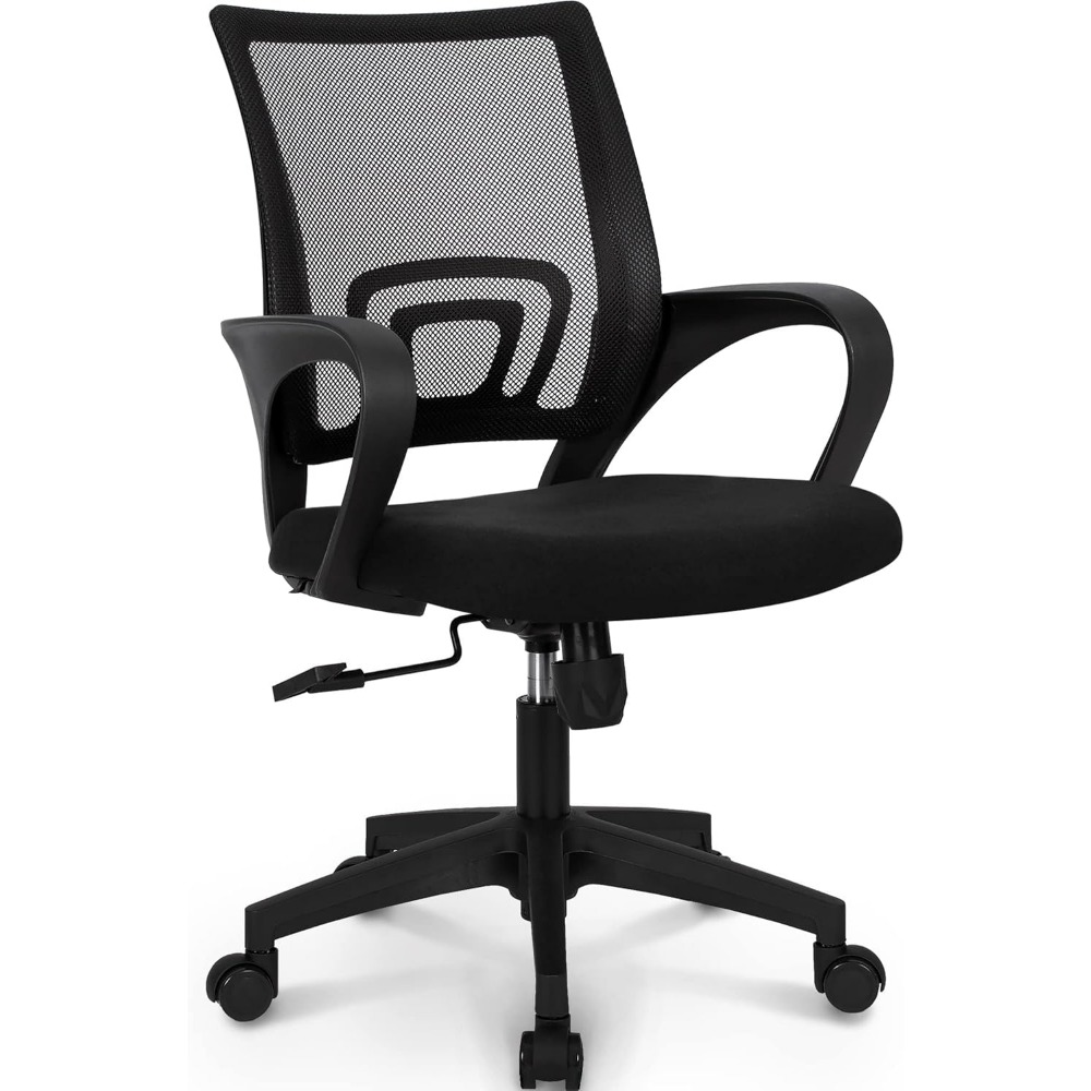 블랙 메쉬 게이밍 사무용 의자, 중간 등받이, 요추 지 - Task Chair Mid Back 리뷰 및 가격